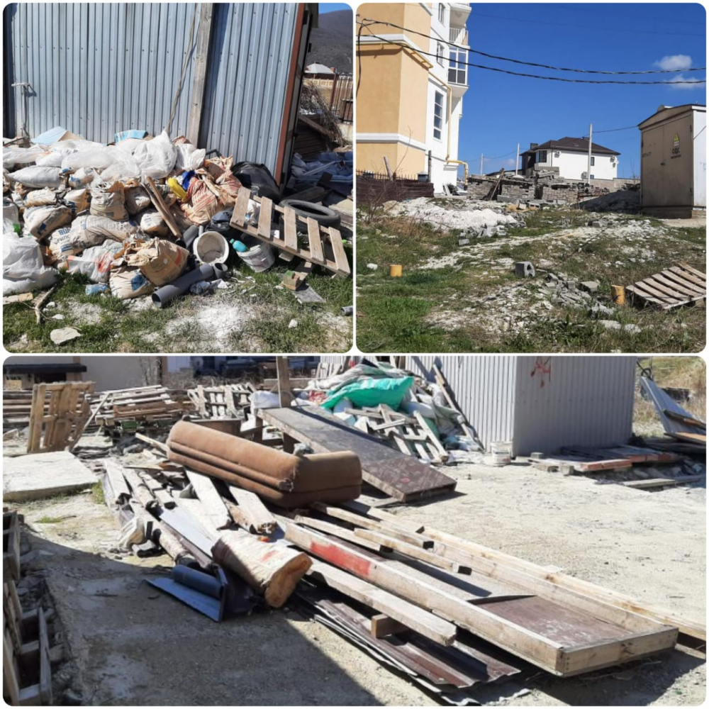 «Невыносимо так жить»: жители элитного села под Новороссийском утопают в строительном мусоре