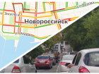 Адские пробки собрались на дорогах Новороссийска 