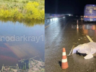 Женщина утонула прямо в машине в станице Краснодарского края