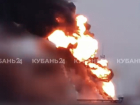 Взрыв произошел на нефтебазе в Краснодарском крае: пожар продолжается 