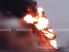 Ответ на переговоры? В Краснодарском крае загорелась нефтебаза после атаки БПЛА