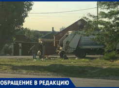 Стихийную свалку устроили жители в пригороде Новороссийска