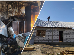 Семья, потерявшая все в страшном пожаре у соседей Новороссийска, достраивает новый дом 
