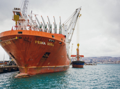 Очень деловой буксир идет в Новороссийск из Китая