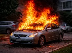 Житель Новороссийска сжёг чужую машину после семейной ссоры