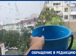 Господи, спасибо: новороссиец снял на видео, как собирает дождевую воду