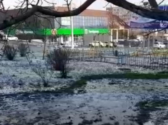 Канализационные нечистоты атаковали детскую площадку на Куникова