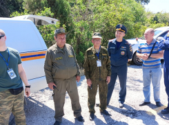 Сотрудники лесопожарного центра Новороссийска и Геленджика отработали действия на случай возникновения пожара