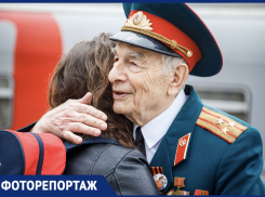 О событии на языке фотографий: в Новороссийске побывал ретро-поезд «Победа»