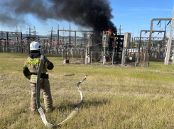 В Новороссийске горит подстанция. Без света остались 26 тысяч человек