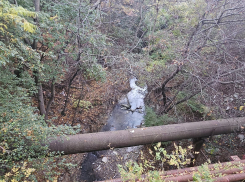 Новороссийцы превращают ручей в Южном районе в стихийную свалку