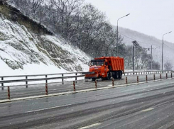 Внимание, новороссийцы: на перевале проводятся работы по расчистке дороги