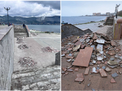 Прошла эпоха: на набережной Новороссийска меняют плитку 