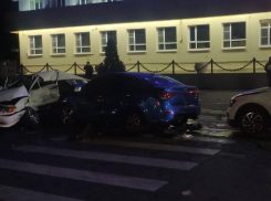 Появилось видео момента смертельной аварии в центре Новороссийска