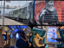 Восемь вагонов и полное погружение: «Блокнот Новороссийск» побывал в Поезде Победы 