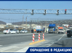 Ограничение движения транспорта в Новороссийске вызвало огромные пробки