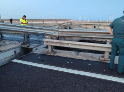 Появились первые кадры с места теракта на Крымском мосту