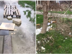 Грязь для местных и туристов: как выглядят улицы Геленджика «вне сезона» 