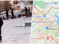 Пробки и ДТП: как в Новороссийске «отмечают» первый снег