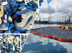 Куски мазута: с пляжей Новороссийска убирают «панамские» последствия 