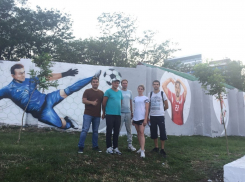 Бюджет сборной «России по футболу» в Новороссийске - 60 баллонов краски и три дня