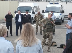 В Новороссийске провели мастер-класс по боевой подготовке в отделе транспортной полиции