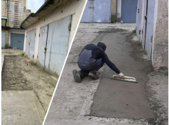 «Блокнот» помог: администрация вырезала кусок бетона и «освободила» гаражи новороссийцев