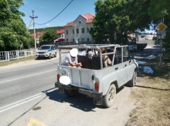 Дикий джипинг накрыли полицейские в Новороссийске