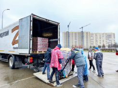 Из Краснодарского края в украинский Херсон отправили 60 тонн продовольствия