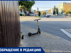 Из-за самокатеров новороссийцы не могут нормально ходить по тротуарам