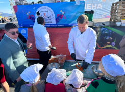 Мэр Новороссийска накормил жителей винегретом с хамсой