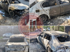 Не обошлось без происшествий: ночью в Новороссийске сгорел автомобиль