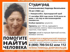 Нуждается в помощи врачей: в Новороссийске пропала 79-летняя женщина 
