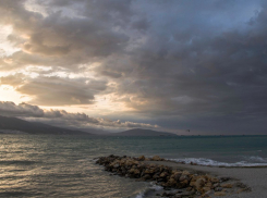 В Новороссийске наконец пасмурно после нескольких месяцев палящего солнца