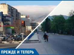 Прежде и теперь. Зелень уверенно покидает Новороссийск