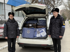 Новороссийские десантники получили гуманитарную помощь от Ушаковки
