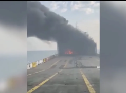 Моряков с турецкого судна, атакованного БПЛА, эвакуировали в Новороссийск