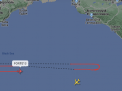 Американский разведчик снова замечен над Черным морем недалеко от Новороссийска