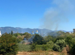 Ни дня без огня: на Южных прудах Новороссийска разыгрался пожар 