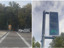 В центре Новороссийска появился первый велопереезд 