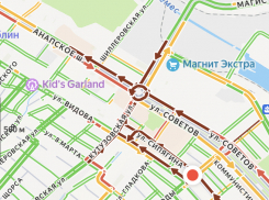 Чудовищные пробки в центре Новороссийска 