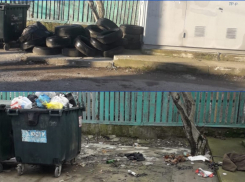 Было/стало: куча автомобильных шин в Новороссийске исчезла, не оставив и следа