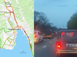 Мертвая пробка в Новороссийске: травмы, автохамы и столкновения в Новороссийске