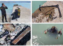 Самокат, часы, арматура — что спасатели Новороссийска нашли в море на пляже