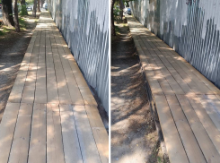 Вместо гнилого тротуара – новый: жительницу Новороссийска услышали  