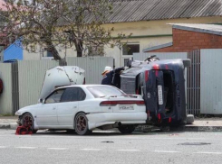 «На глазах моих..»: жесткое ДТП с перевертышем в Новороссийске 