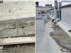 Лестница в никуда ведет новороссийцев от торговой галереи «Военторг-Юг»