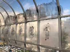 Надземные переходы Новороссийска «тонут» в грязи 