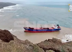 Новый «Рио» на Чёрном море: сухогруз из Болгарии сел на мель