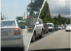 До пятницы новороссийцы будут стоять в пробках на 5-й Бригаде